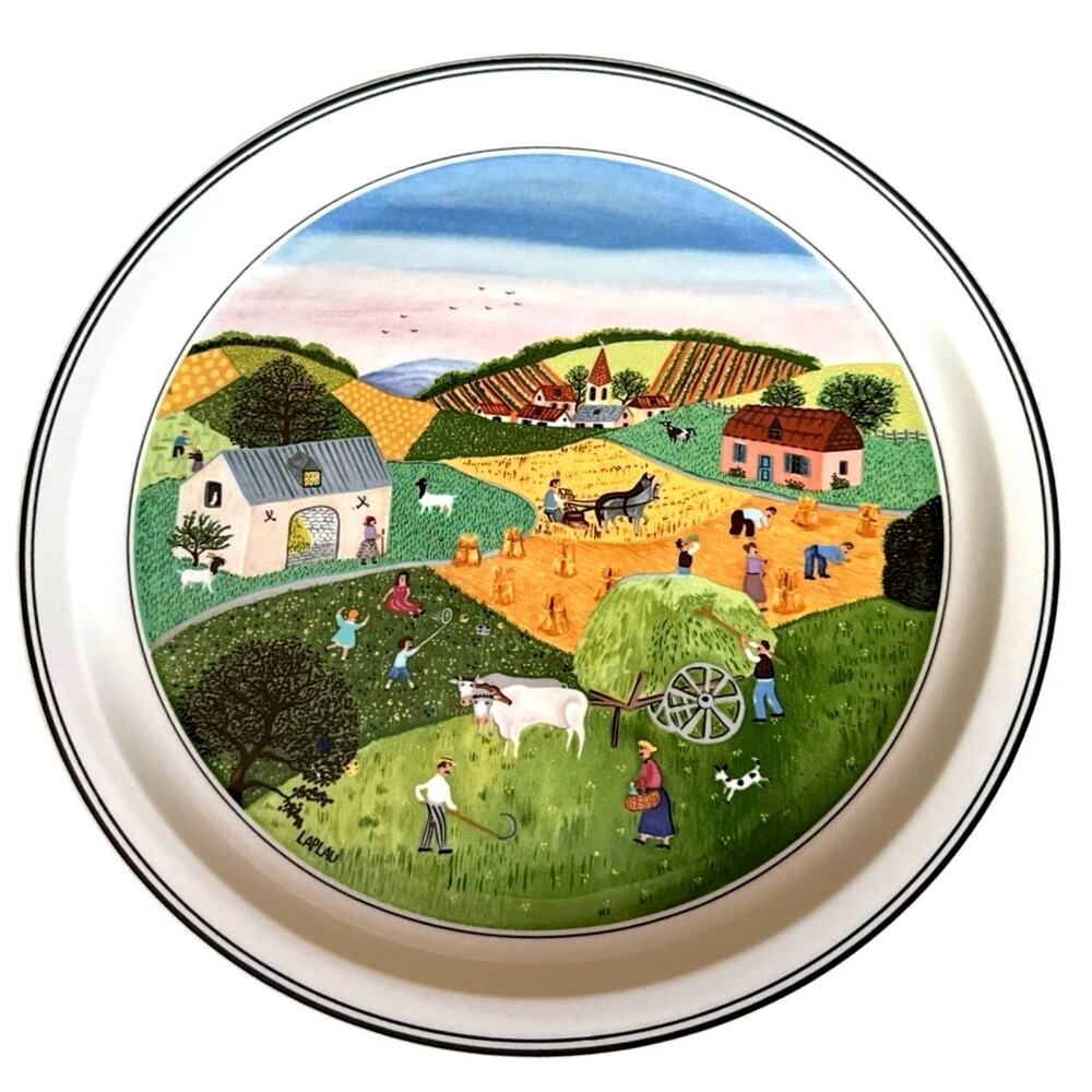 Villeroy & Boch “Les Quatre Saisons” Summer Plate • 9” • Gérard Laplau